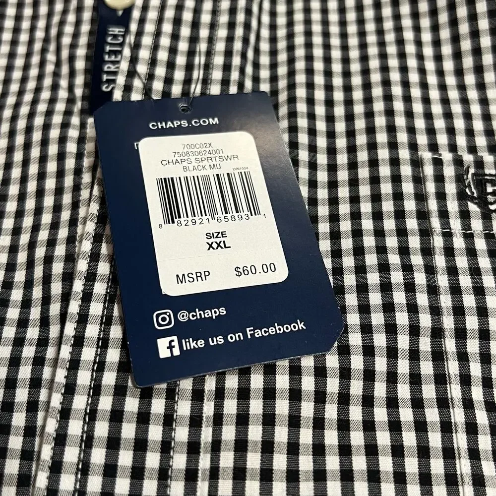 Chaps Buttowndown Shirt XXL NWT